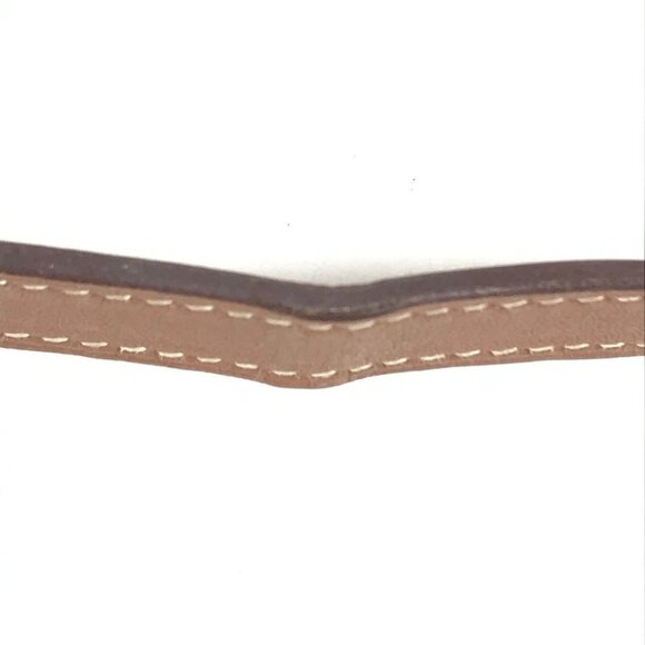 HERMES O'Kelly Bracelet Double bracelet accessories Bracelet Swift Brown/Gold - Picture 13 of 13
